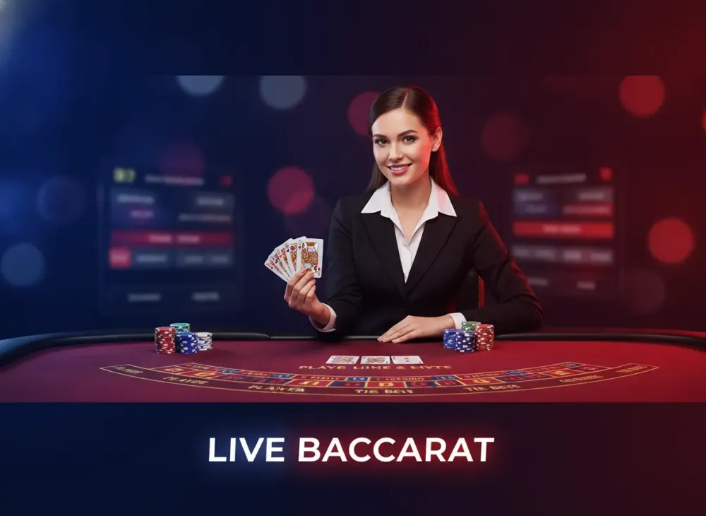 Live Baccarat game